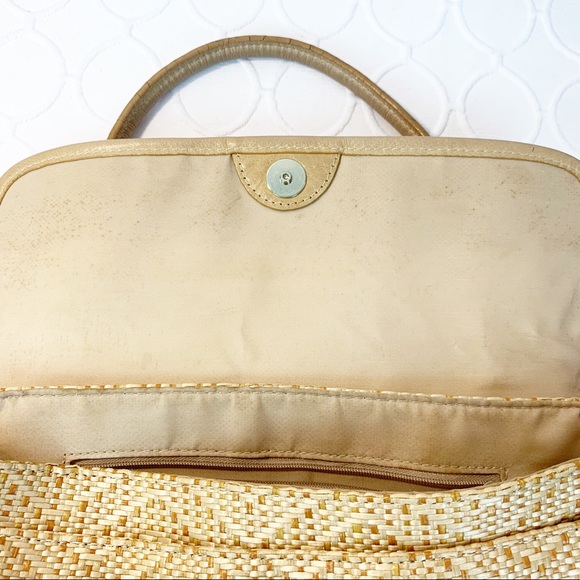 Giani Bernini Straw Clutch Handbag - Picture 7 of 8